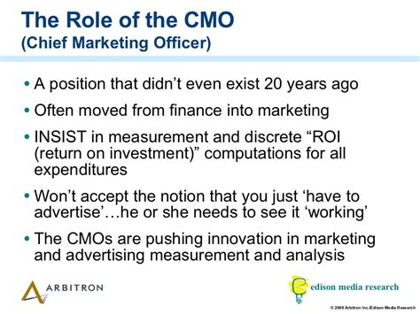 The Multidimensional Responsibilities Of A Cmo Don Roy
