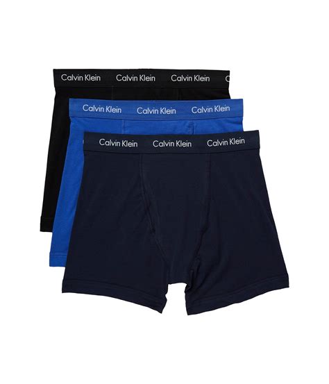 Calvin Klein Cotton Stretch Boxer Brief 3 Pack Nu2666 In Blue For Men Save 50 Lyst