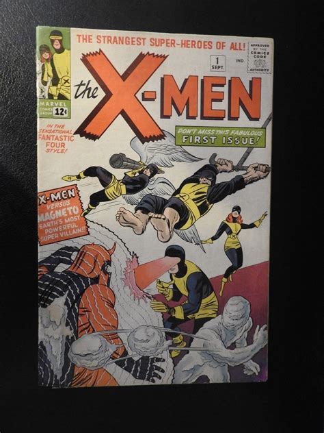 Uncanny X Men 1 1963 Grade 65 70 Cyclops Beast