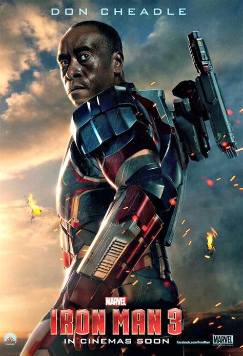 Robert downey jr., mickey rourke, gwyneth paltrow, don cheadle. POSTERS: Iron Man 3 - Indiatimes.com