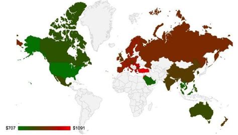 This Map Shows You How Much The Iphone Will Cost You Around The World