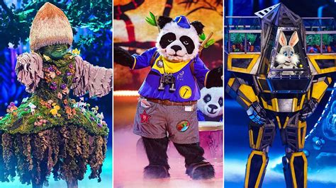 The Masked Singer Mushroom Panda And Robobunnys Identities Revealed