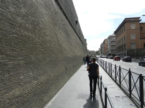 Walls Vatican Italy The Incredibly Long Journey