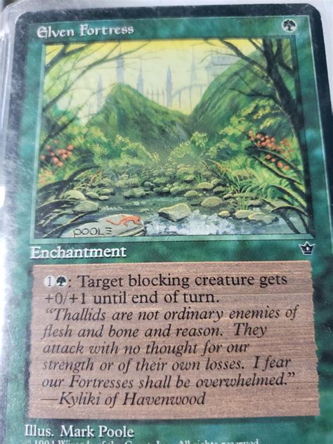 Elven Fortress Poole Prices Magic Fallen Empires Magic Cards