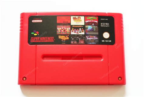 100 In 1 Super Nintendosnes Multi Cartridge Paleur Cool Spot Gaming