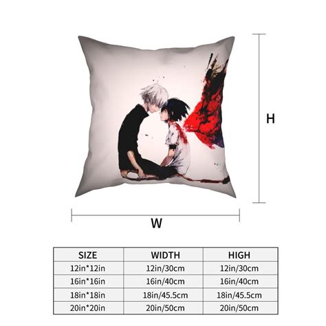 Köp Tokyo Ghoul Kaneki Ken Touka Pillow Case Japan Anime Manga Cartoon