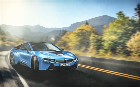 Bmw I8 Blue Wallpaperhd Cars Wallpapers4k Wallpapersimages