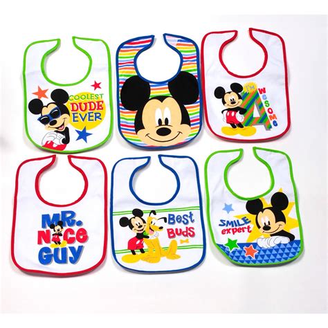 Disney Infant Bibs Mickey Mouse Count Walmart Com