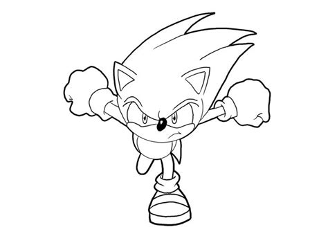 Dark Sonic Coloring Pages Coloring Pages 🎨