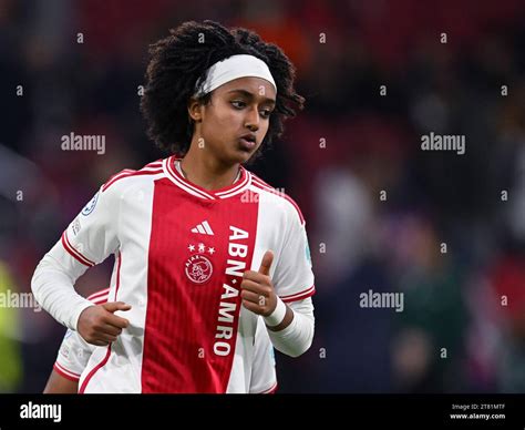 Amsterdam Lily Yohannes Of Ajax During The Uefa Womens Champions