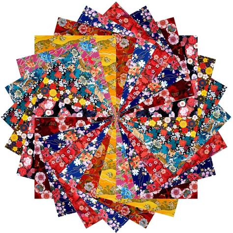 Japanese Washi Origami Paper 500 Sheets 10 Vivid Colorsandeasy Etsy