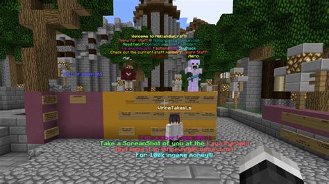 Hollandiacraft First Person To Join Right Now Gets Hero Rank Accepting Staff Giving Away