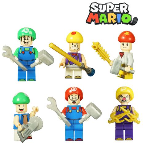 New Super Mario 2017 6 Sets Mini Figures Building Toys Toys T Ebay