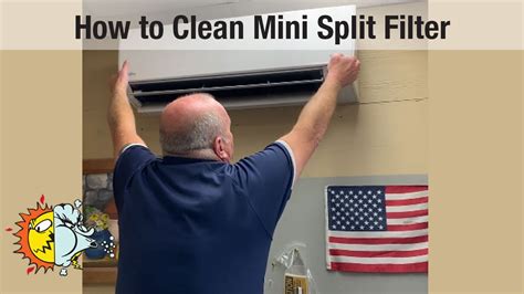 Mini Split Filter Cleaning Youtube