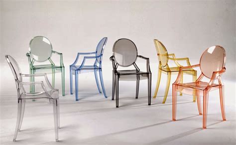 Прозрачные пластиковые стулья ghost