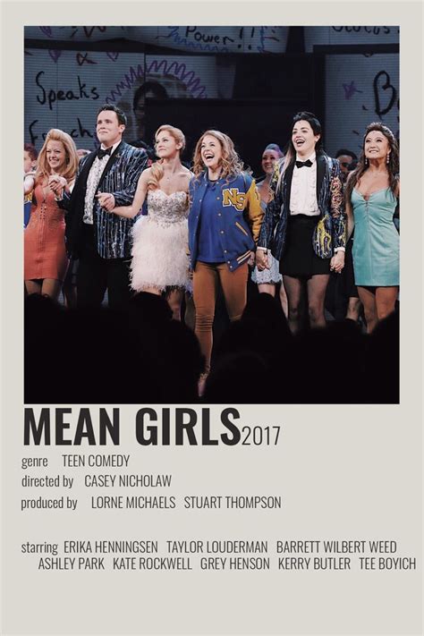 Mean Girls By Cari In 2020 Film Posters Minimalist Iconic Movie