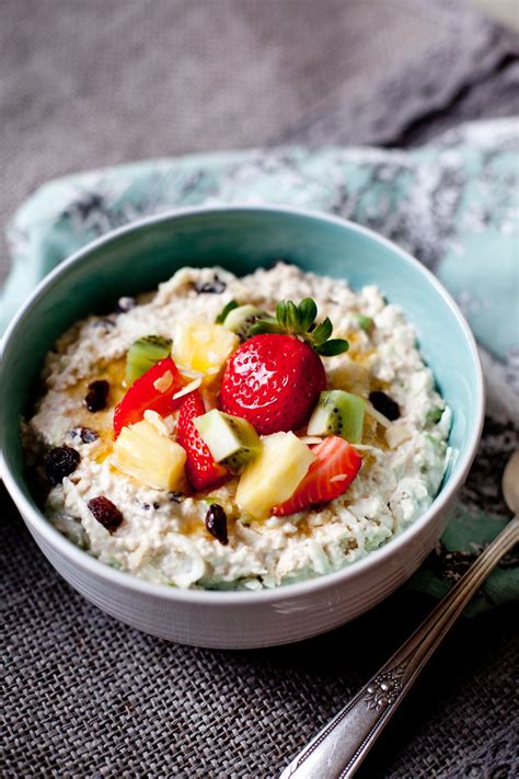 Top with fresh blueberries, a dusting of sweetener, or make your own glaze. Bircher Muesli with Fresh Fruit and Flaked Almonds ...