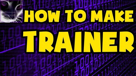 How To Make Trainer Using Cheat Engine Tutorial Youtube
