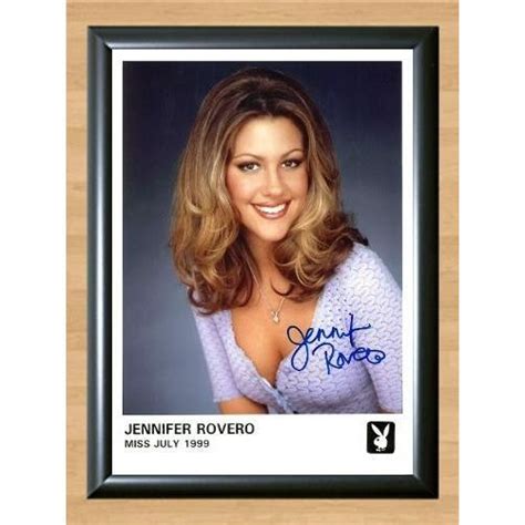 Jennifer Rovero Playbabe Signed Autographed Photo Poster Print Memorabilia A Siz On EBid United
