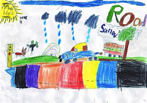 See more ideas about road safety poster, safety posters, drawing people. Poster kids for road safety - South West