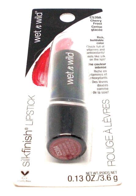 Wet N Wild Silkfinish Lipstick Cherry Frost C539a New In Package Ebay