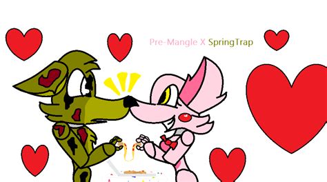 Mangle X Springtrap I Ship Xd Fnaf Mario Characters Fictional