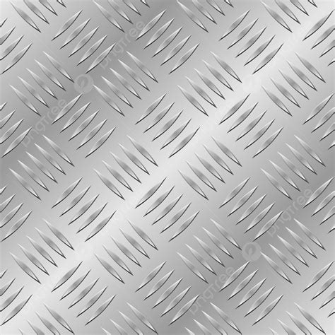 Diamond Metal Plate Seamless Vector Pattern Background Plate Factory