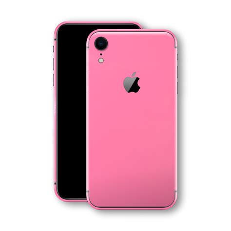Iphone Xr Glossy Hot Pink Skin Iphone Pink Skin Pink Iphone