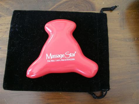 5725 Massage Star Trigger Point Massage Tool Color Red With Dvd And Instructions Ebay