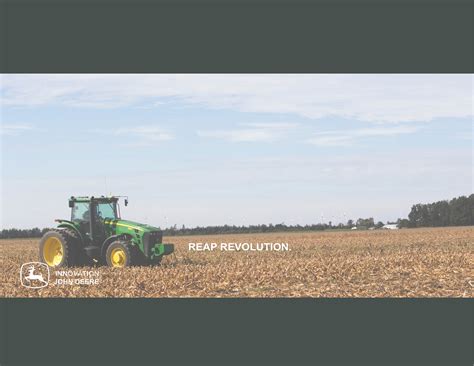 John Deere Promotional Campaign On Behance