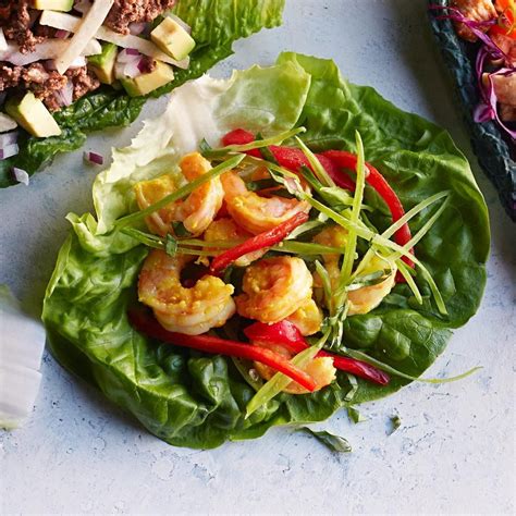 Curried Shrimp Lettuce Wraps Recipe Eatingwell