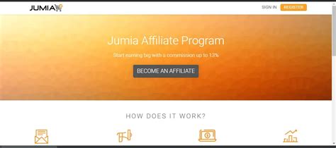 How To Signup For The Jumia Affiliate Program Build Product Links And
