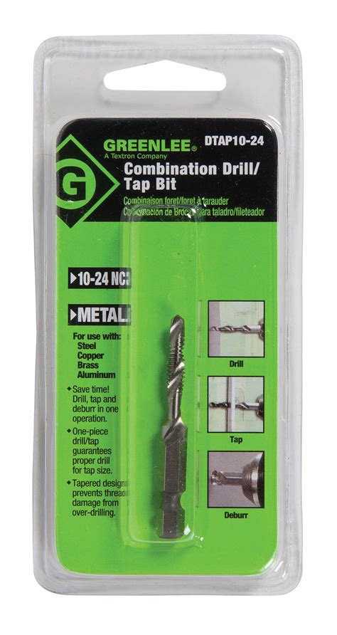 Greenlee Dtap1024 Combination Drill And Tap Bit 1024nc More Info Can