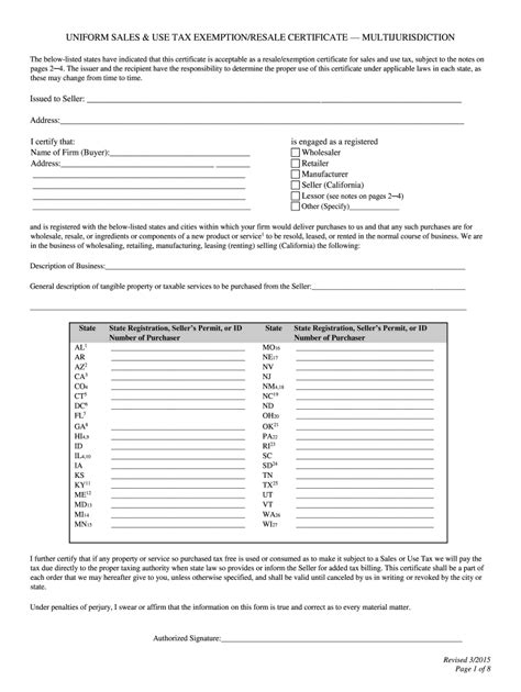 Visit gsa smartpay to find state tax exemption forms and/or links directly to state websites. Uniform Tax Form - Fill Out and Sign Printable PDF ...