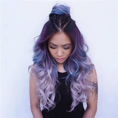 1001 Idées Comment Ladopter La Technique Tie And Dye Bleu Cheveux