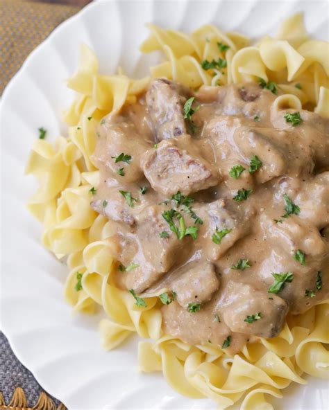 Thin slices cooked with mushrooms and onions in a creamy sauce, all served over buttery egg noodles. Beef Stroganoff | Recipe | Roast beef recipes, Leftover ...