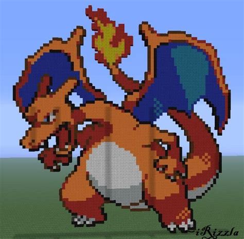 Check spelling or type a new query. #006 - Charizard (Minecraft Pixel Art) by iRizzla on DeviantArt