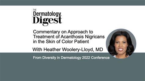 Treating Facial Acanthosis Nigricans The Dermatology Digest