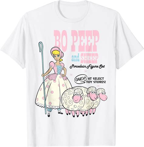Disney Pixar Toy Story 4 Bo Peep And Sheep Advertisement T Shirt