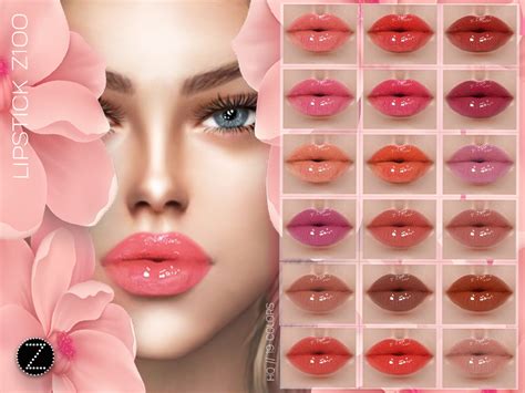 Lipstick Z100 By Zenx At Tsr Sims 4 Updates