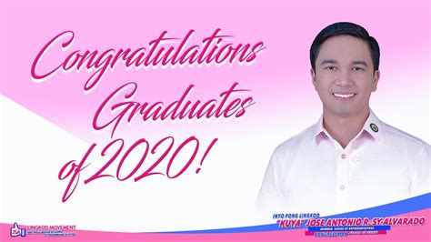 Congratulations Graduates Of 2020 Isang Pagbati Para Sa Ating Mga Mahal Na Graduates Ngayong