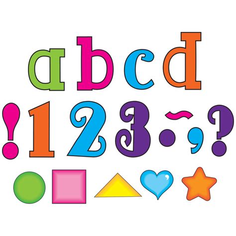 Multicolor 5 Lowercase Fancy Font Letters Tcr75256 Teacher Created
