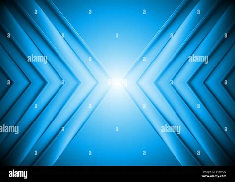 Abstract Blue Tech Background Stock Photo Alamy