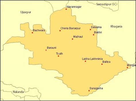 Geography Of Begusarai Topography And Demography Of Begusarai