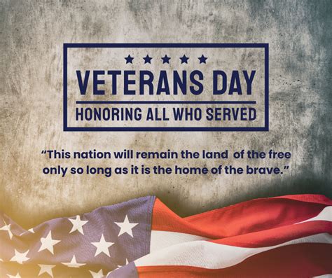 Veterans Day Honoring All Who Served