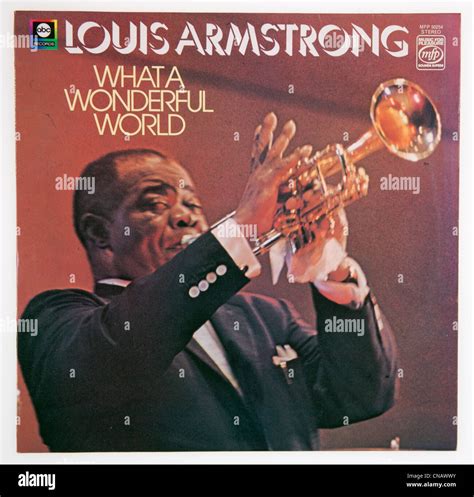Cover Of Vinyl Album What A Wonderful World By Louis Armstrong