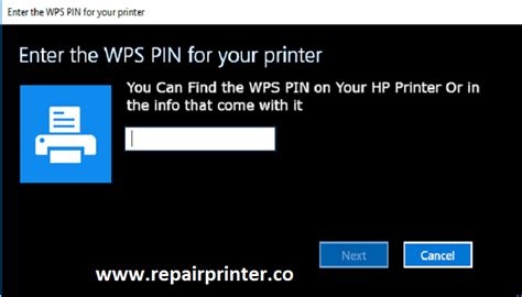 Enter Wps Pin On Hp Printer Hp Repair Printer