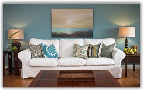Smart home & home improvement. Teal And Chocolate Brown Living Room - Modern House