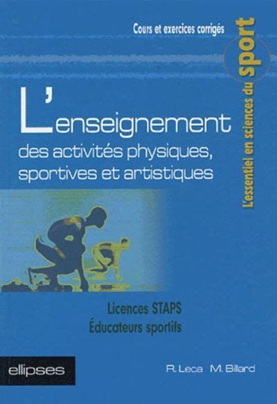 L Enseignement Des Activit S Physiques Sportives Et Artistiques