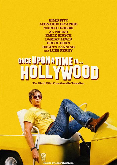 Once Upon A Time In Hollywood Poster By Me Hollywood Poster Movie
